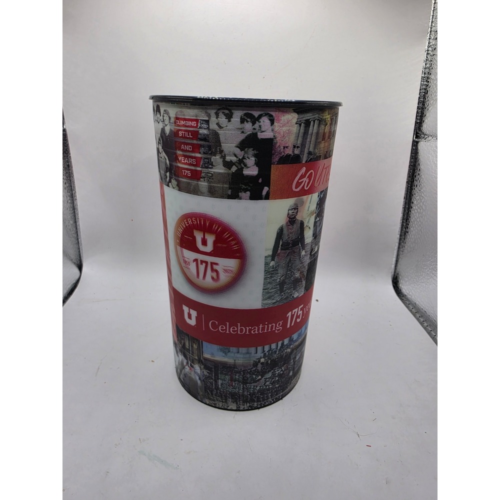 University of Utah 175th Anniversary Souvenir Cup 1850-2025 Utes Plastic Tumbler